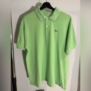 Lacoste Men's Mint Green Polo Shirt